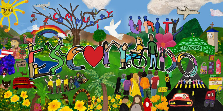 Community Unity Mural By Calvin Christian School Students - K-12